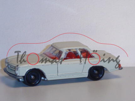 Mercedes-Benz 280 SL (Baureihe W 113, Spitzname Pagode), Modell 1968-1971, cremeweiß (I), FS klar, H