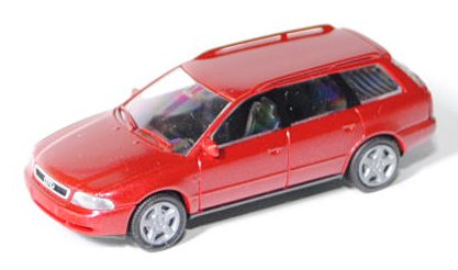 Audi A4 Avant (Typ B5), Modell 1996-2001, braunrotmetallic, Rietze, 1:87, mb