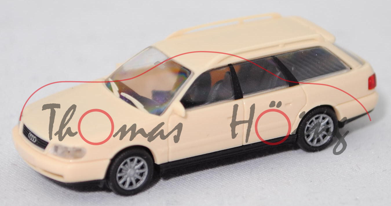 Audi A6 Avant (1. Gen. A6, Baureihe C4, Typ 4A, Modell 1994-1997), hellelfenbein, Rietze, 1:87, mb