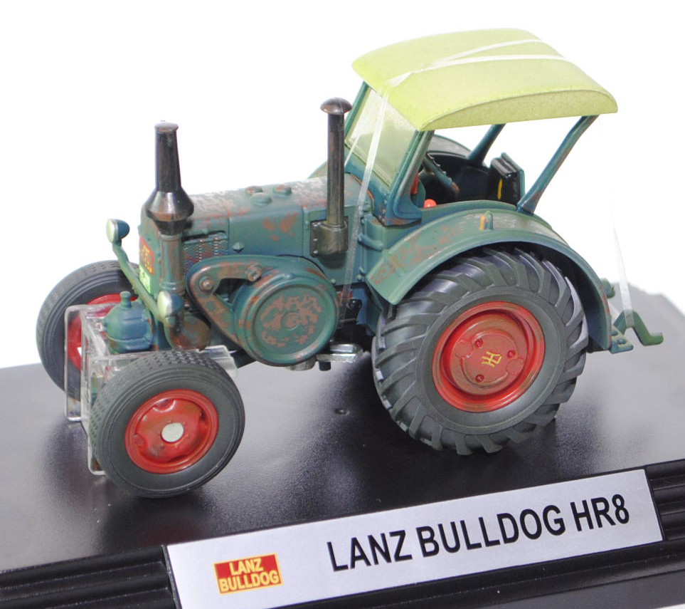 Lanz Verkehrsbulldog HR8 - D9511 (Modell 1936-1939), moosgrün, gealterte Ausführung, SIKU CLASSIC+,