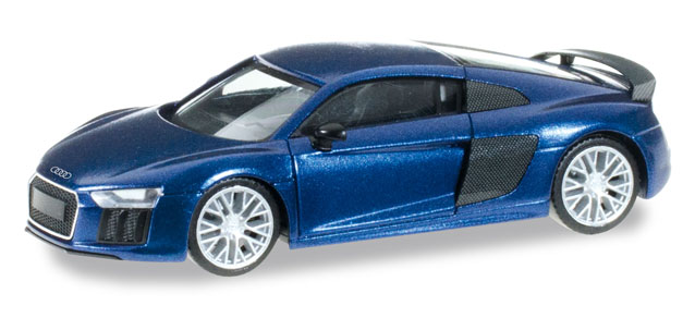 Audi R8 V10 (Typ 4S, 2. Generation, Modell 2015-), arablau, Herpa, 1:87, mb 