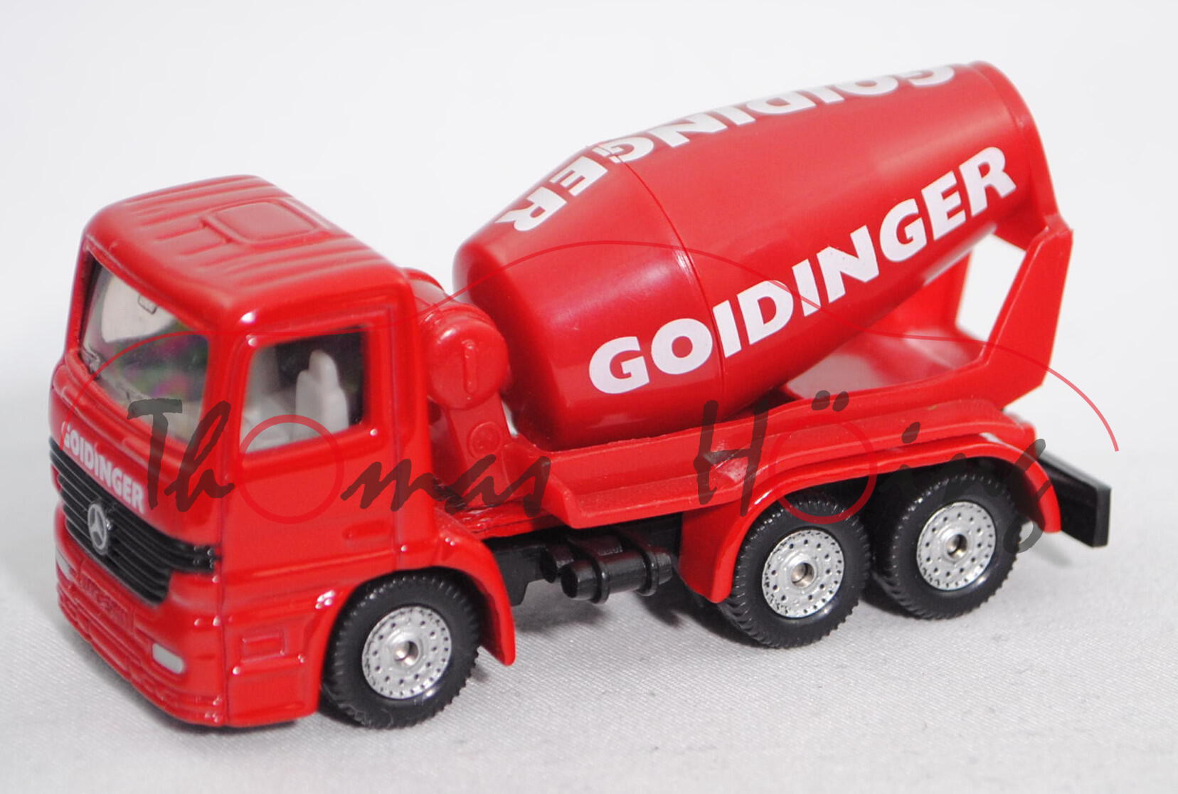 Mercedes-Benz Actros S (1. Generation, Modell 1996-2002) Betonmischer, rot/schwarz, GOIDINGER