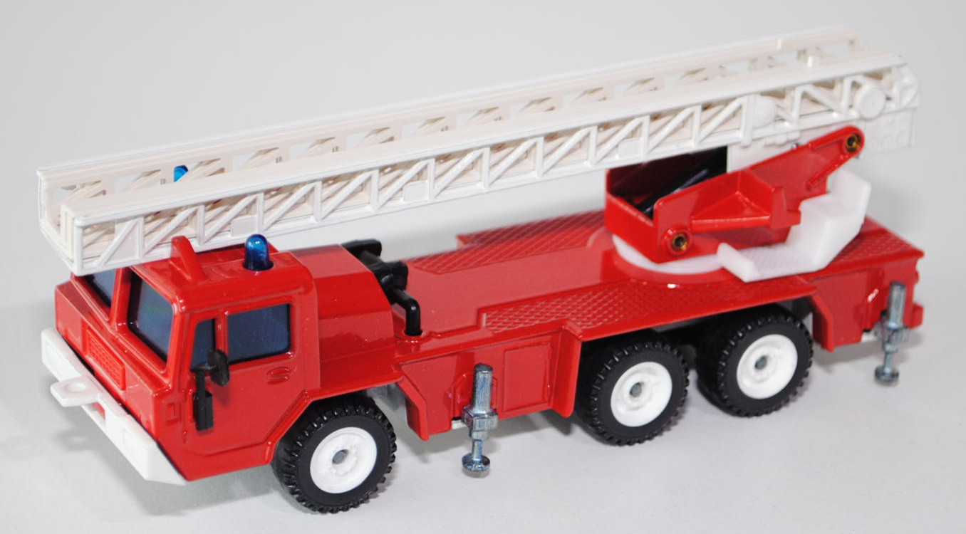 Faun KF 30.31/48 Feuerwehrdrehleiter, verkehrsrot/weiß, C 112, LKW12, L14a