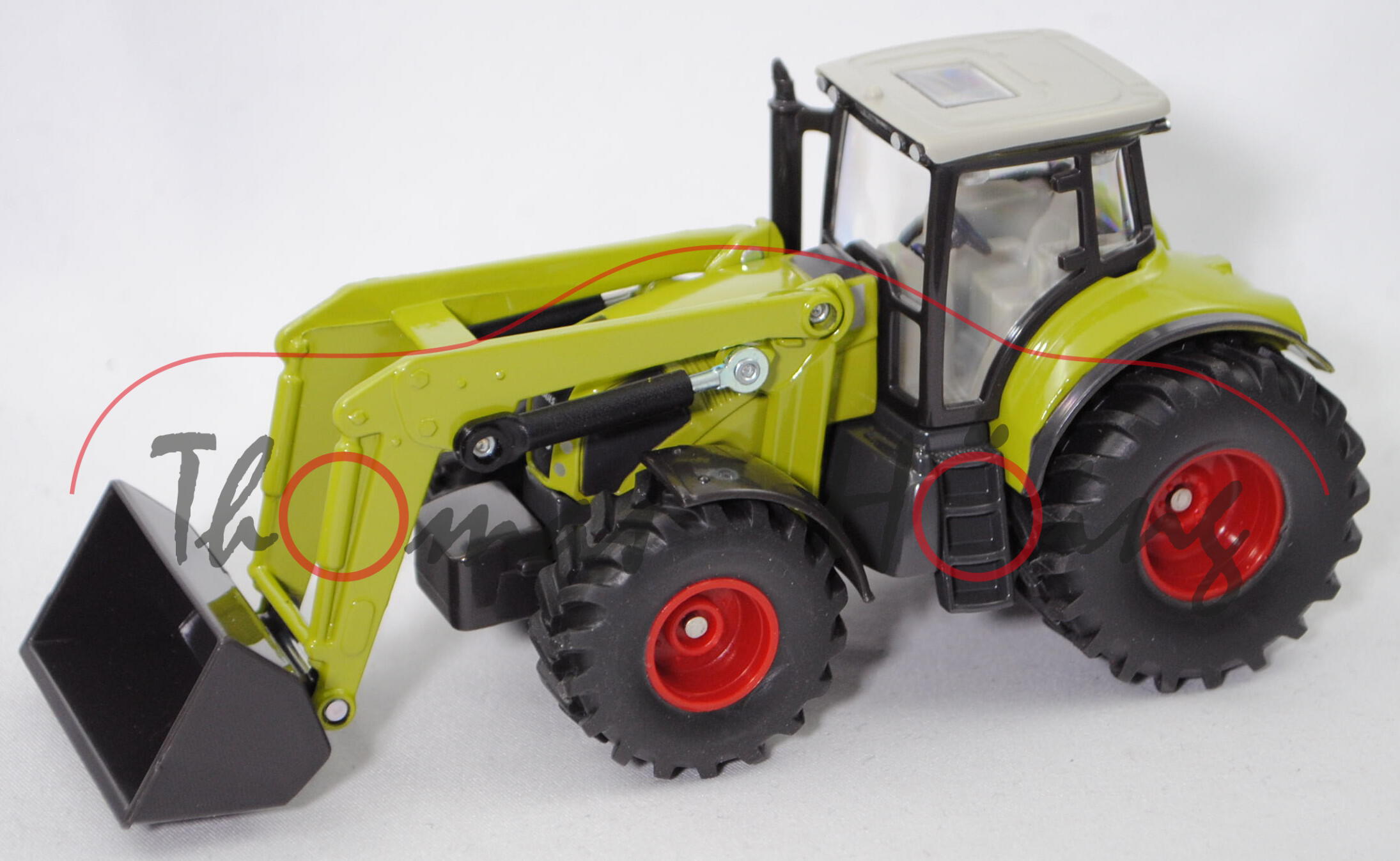 00000 CLAAS AXION 850 (Modell 2007-2013) mit Frontlader, claasgrün, SIKU FARMER 1:50, L17mpP