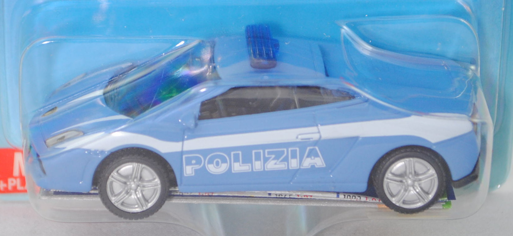 00000 Lamborghini Gallardo LP 560-4 Coupé (2. Gen., Mod. 08-12) Polizei Italien, blau, POLIZIA, P29d