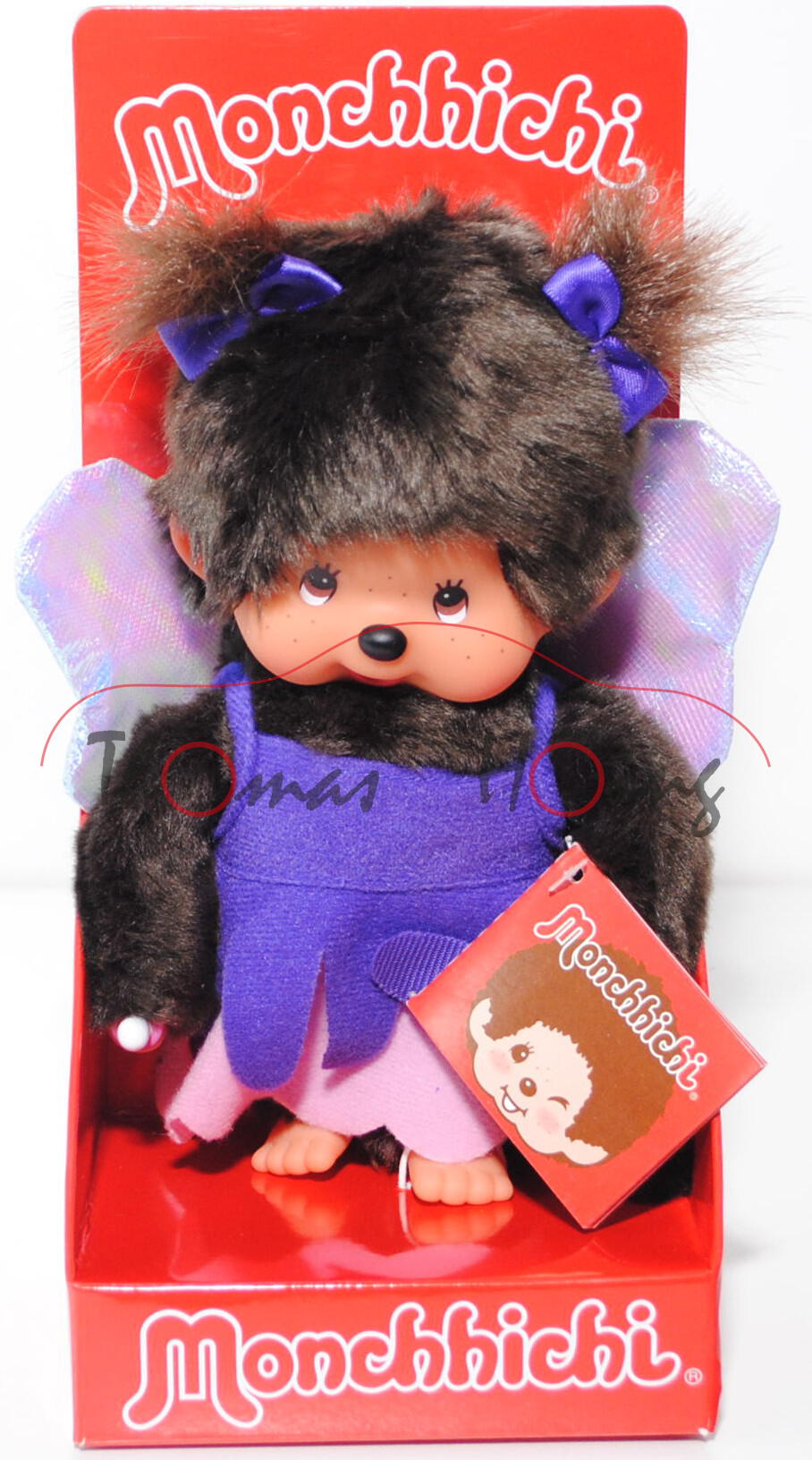 Monchhichi Purple Fairy Girl (Fee Mädchen), 20 cm groß, Sekiguchi