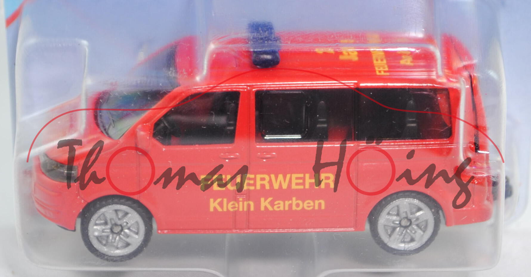 00020 Karben 20 Jahre VW T5 facelift (Mod. 09-15), rot, FEUERWEHR / Klein Karben, P29e (mit Zertifik