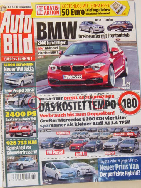 Auto Bild, Heft 3, 21. Januar 2011