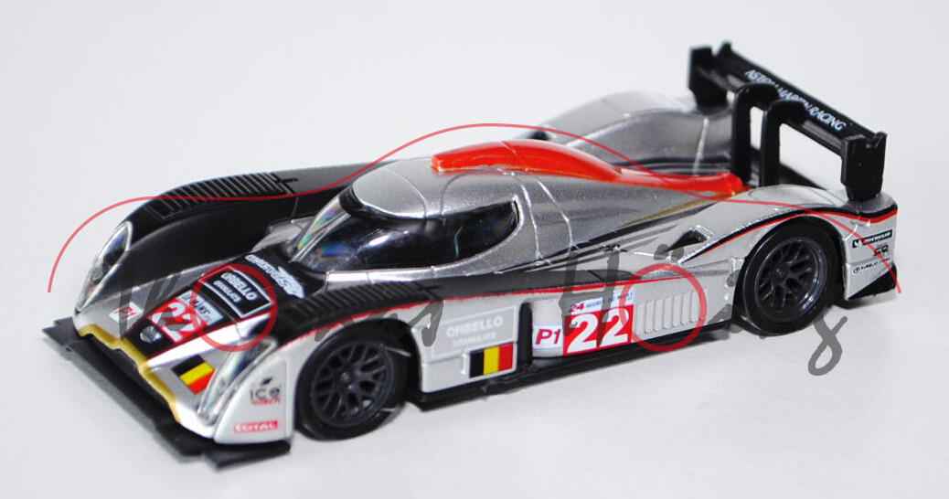 Aston Martin LMP1, silber/schwarz/verkehrsrot, ORBELLO / GRANULATS, Nr. 22, Team Chronos, Le Mans 20