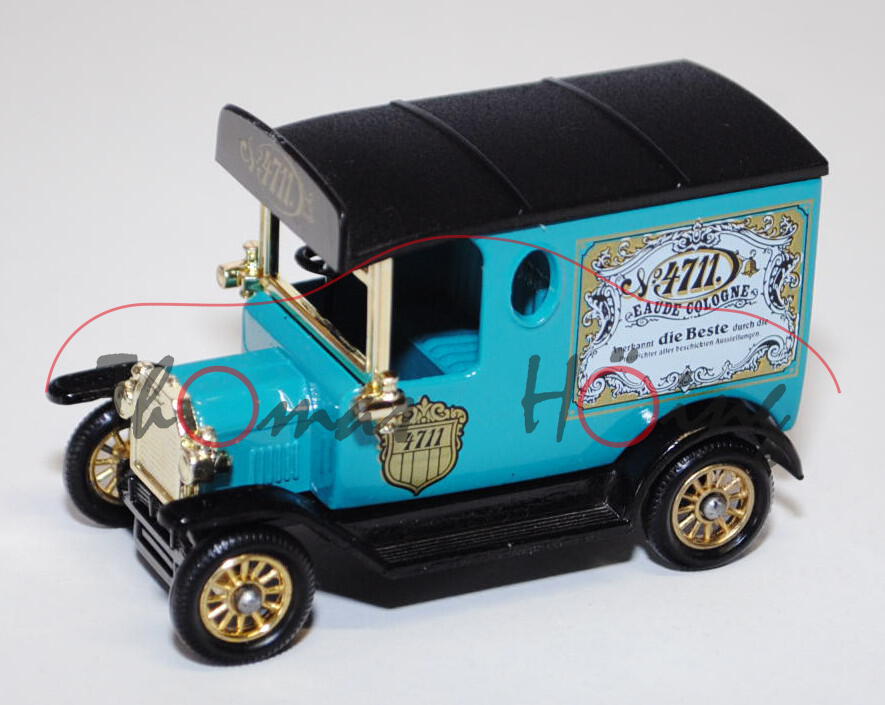 Ford T (Tin Lizzy), Modell 1920, hell-wasserblau/schwarz, 4711 / EAUDE COLOGNE, Classic Car Collecti