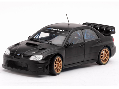 Subaru Impreza WRC07 (Typ GD F-G), Modell 2005-2007, mattschwarz (flat black plain Version), Sun Sta