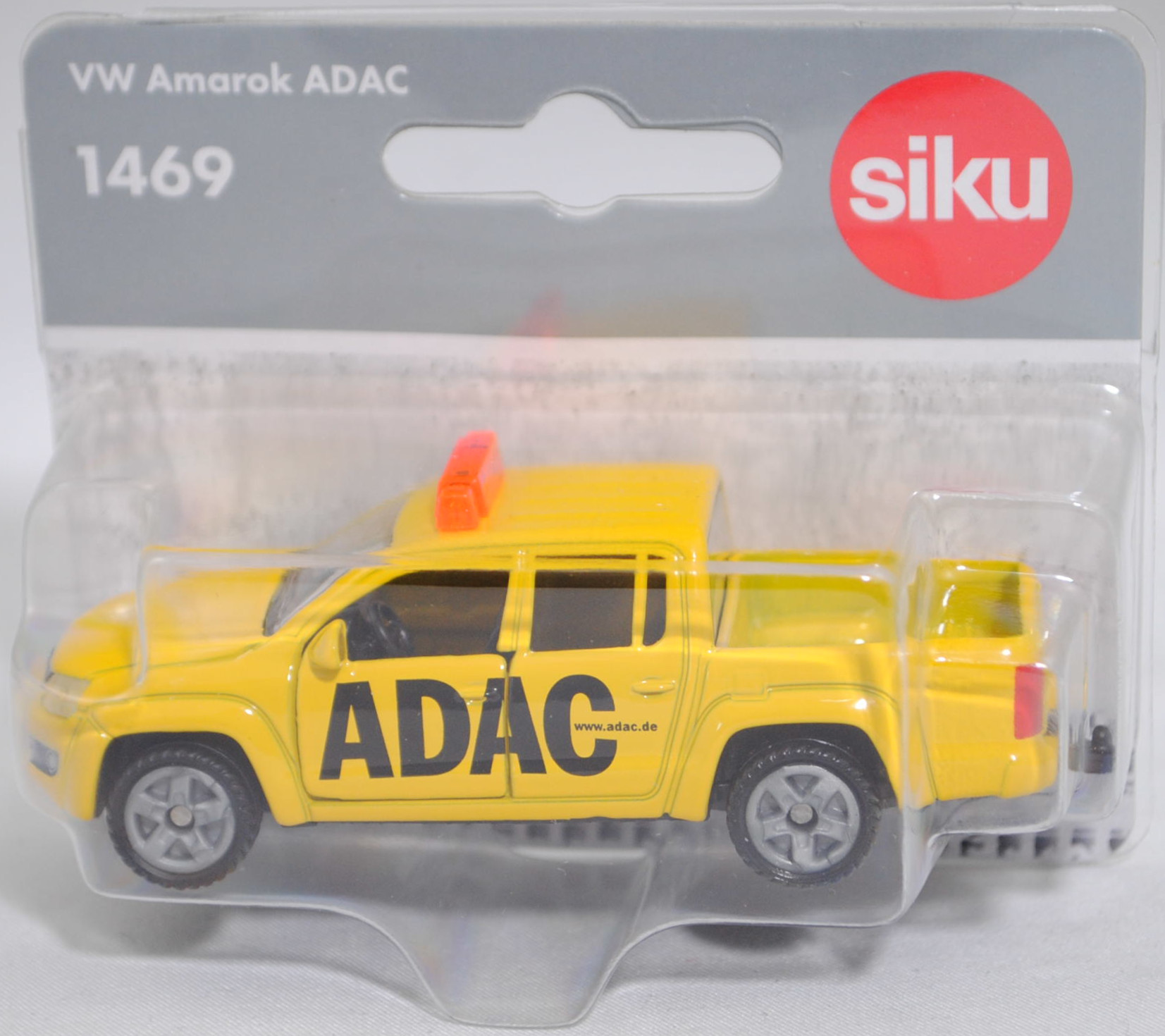 00004 VW Amarok 2.0 TDI DoubleCab Highline (Baureihe 2H, Typ VN817, Vorfacelift, Modell 2010-2012) ADAC, kadmiumgelb, ADAC / www.adac.de, SIKU SUPER, 1:61, P29f