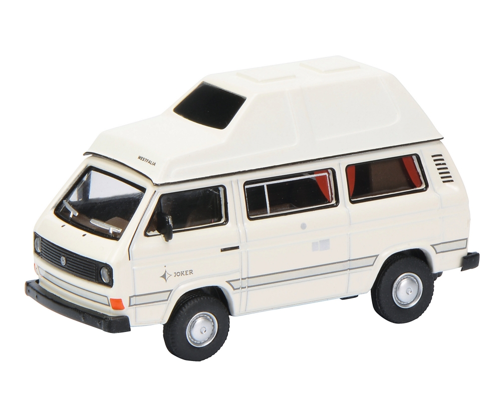 VW T3 Camper Joker mit Hochdach (Typ 2-Modell '80, WESTFALIA-Einrichtung, Modell 1979-1992), cremewe