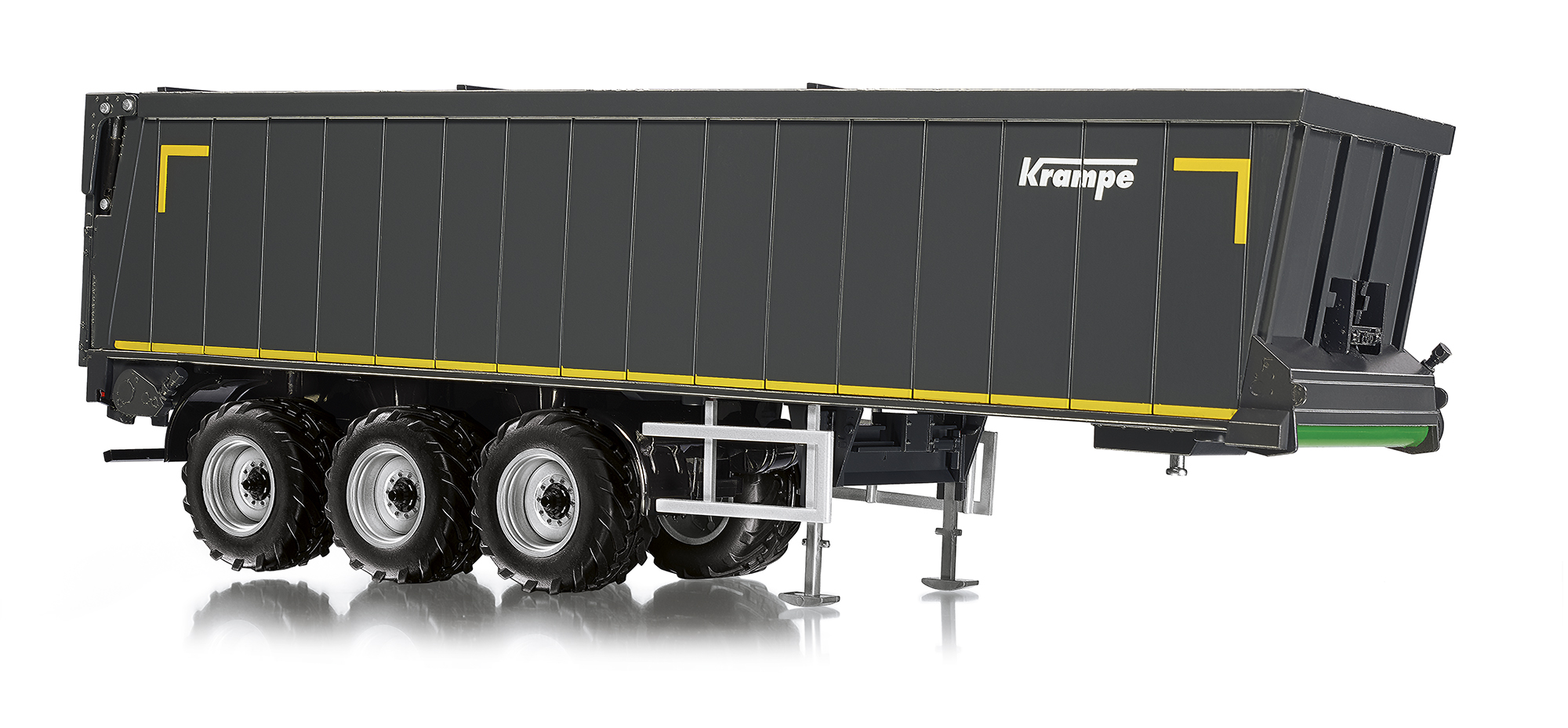 Krampe Rollbandwagen SB II 30/1070 (2. Gen. Sattelbandit (SB II), Mod. 19-), grau, Wiking, 1:32, mb