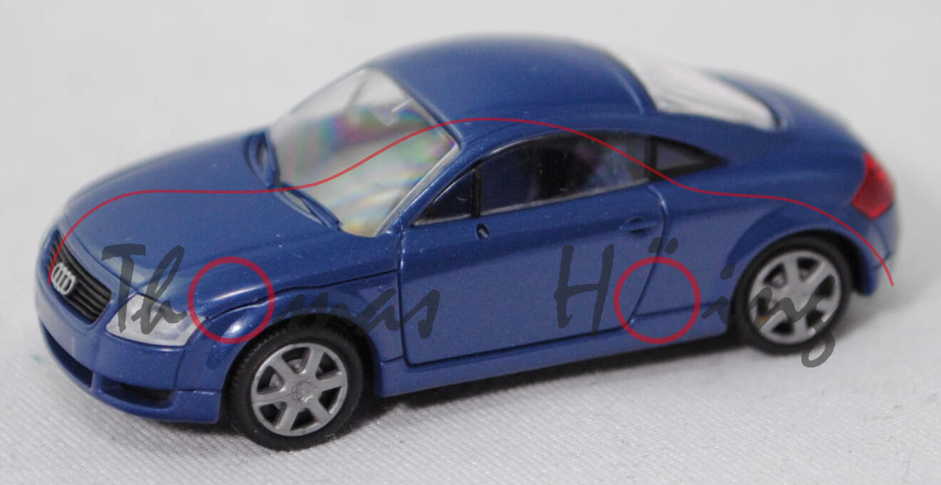 Audi TT Coupé 1.8 T quattro (8N, Modell 98-00), violettblaumet., ohne Heckspoiler, Rietze, 1:87, mb