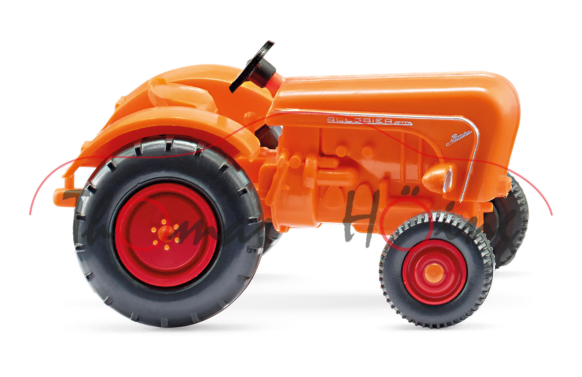 Allgaier Dieselschlepper AP 17/51 System Porsche (Modell 1951-1954), tieforange, Wiking, 1:87, mb