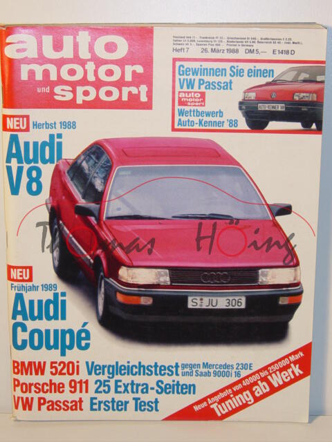 auto motor und sport, Heft 7, 26. März 1988