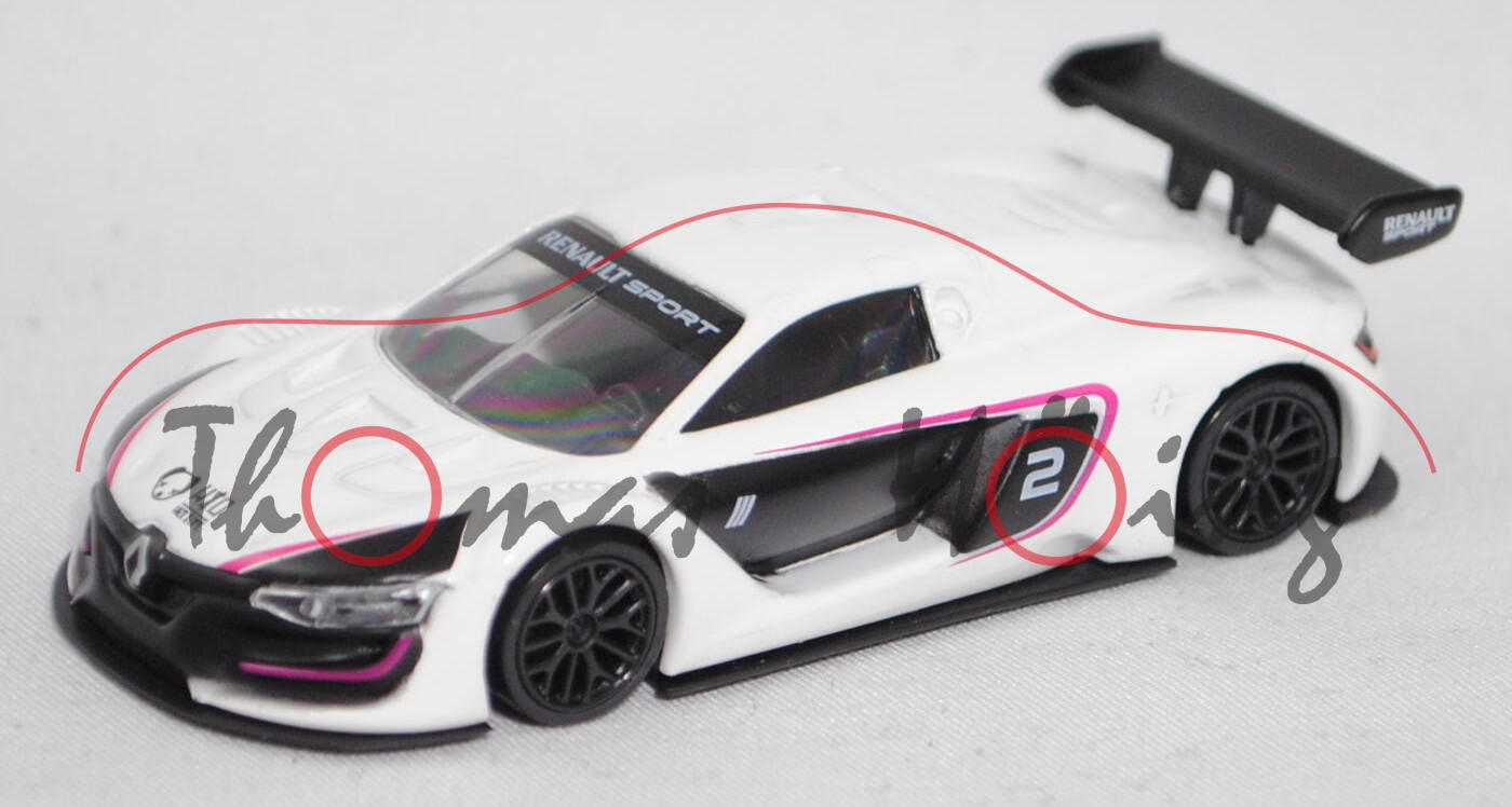 Renault R.S.01 (Modell 2015-), reinweiß/mattschwarz, RENAULT SPORT, Nr. 2, Norev Multigam, 1:62, mb