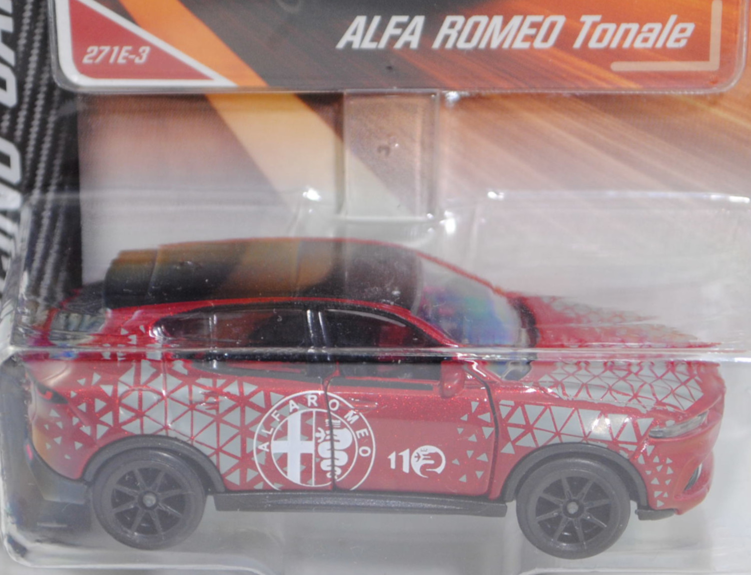 Alfa Romeo Tonale 1.5VGT VELOCE (Typ 965, Modell 2022-), purpurrotmet., Nr. 271E-3, majorette, 1:59, Blister