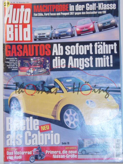 Auto Bild, Heft 46, 16. November 2001