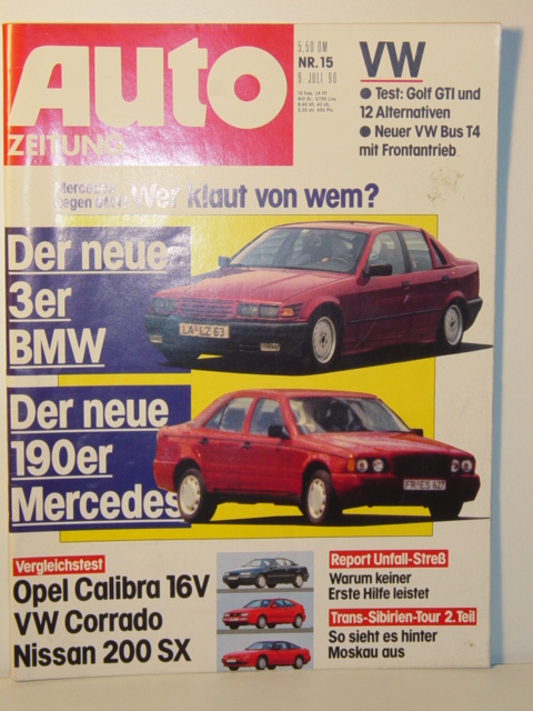 AUTO ZEITUNG, Heft 15, 6. Juli 1990