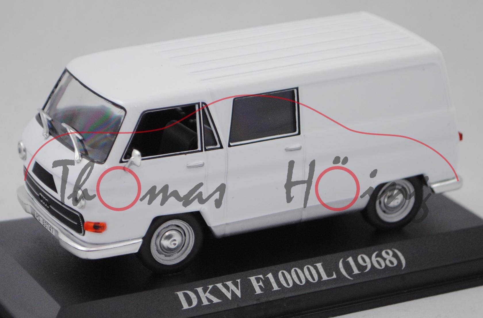 AUTO UNION-DKW-Imosa Schnellaster F 1000 L Kombi (Modell 1963-1967), weiß, Altaya, 1:43, PC-Box