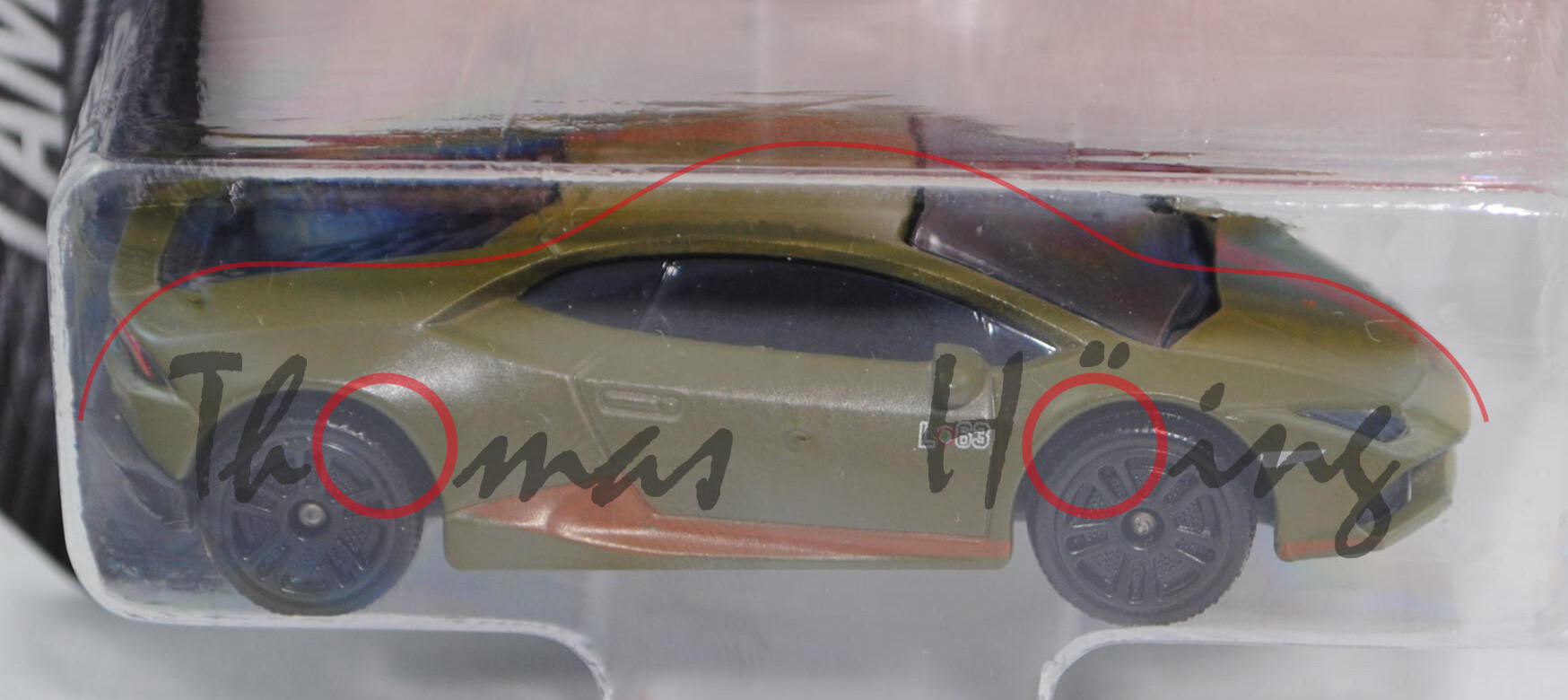 Lamborghini Huracán LP 610-4 Avio, Verde Turbine, L 63, Modell Nr. 6/6, majorette, Blister