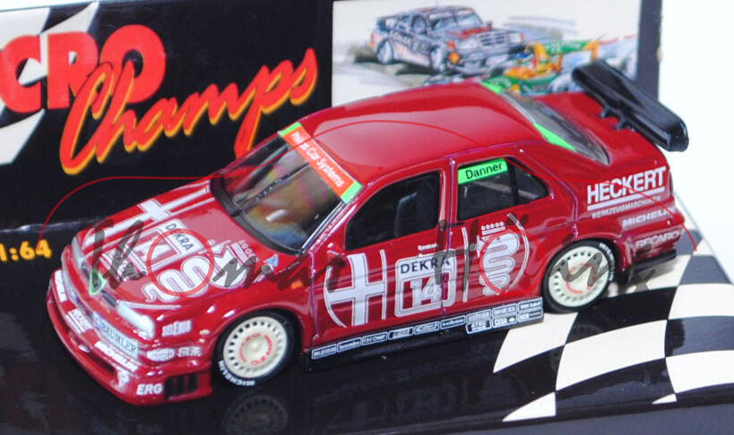 Alfa Romeo 155 V6 TI (Typ 167), Modell 1992-1995, rubinrot, DTM 1993, Nr. 14, Fahrer: Christian Dann