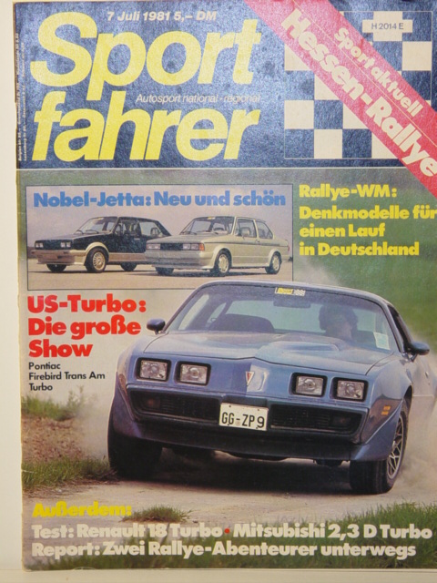 Sport fahrer, Heft 7, Juli 1981