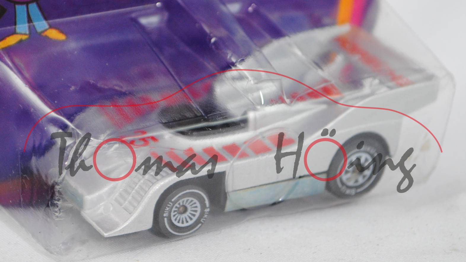 00001 Porsche 917/10 TC (TurboCharged, CanAm-Prototyp, Modell 1972), silbergraumetallic, innen schwa