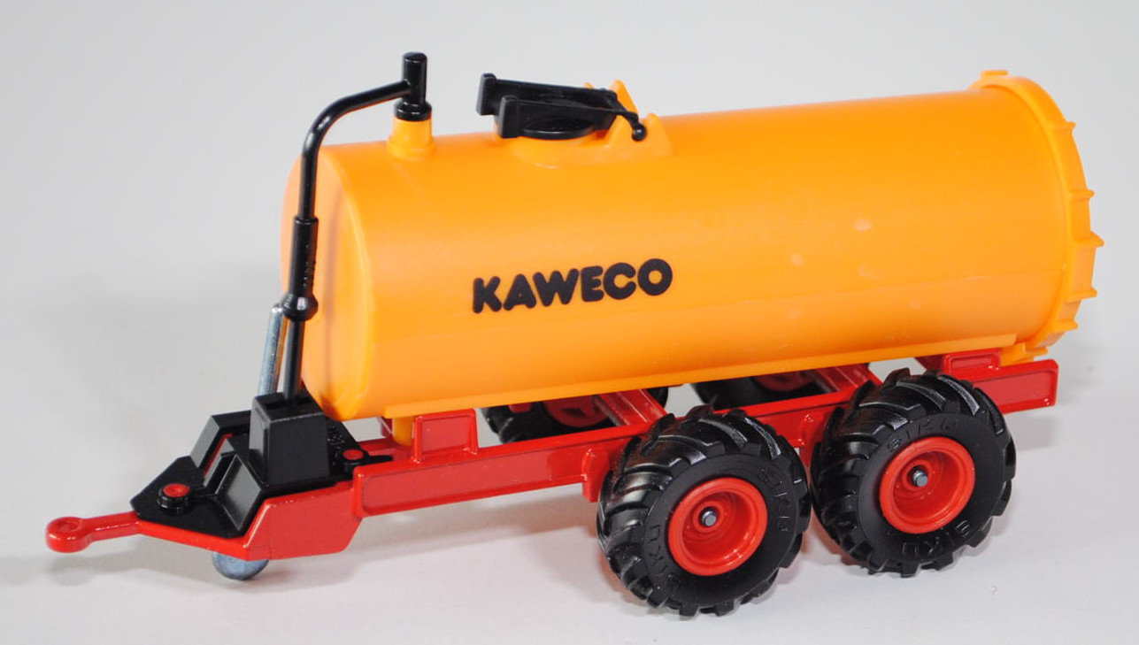 Vakuum-Faßwagen, verkehrsrot/orange, KAWECO, L15