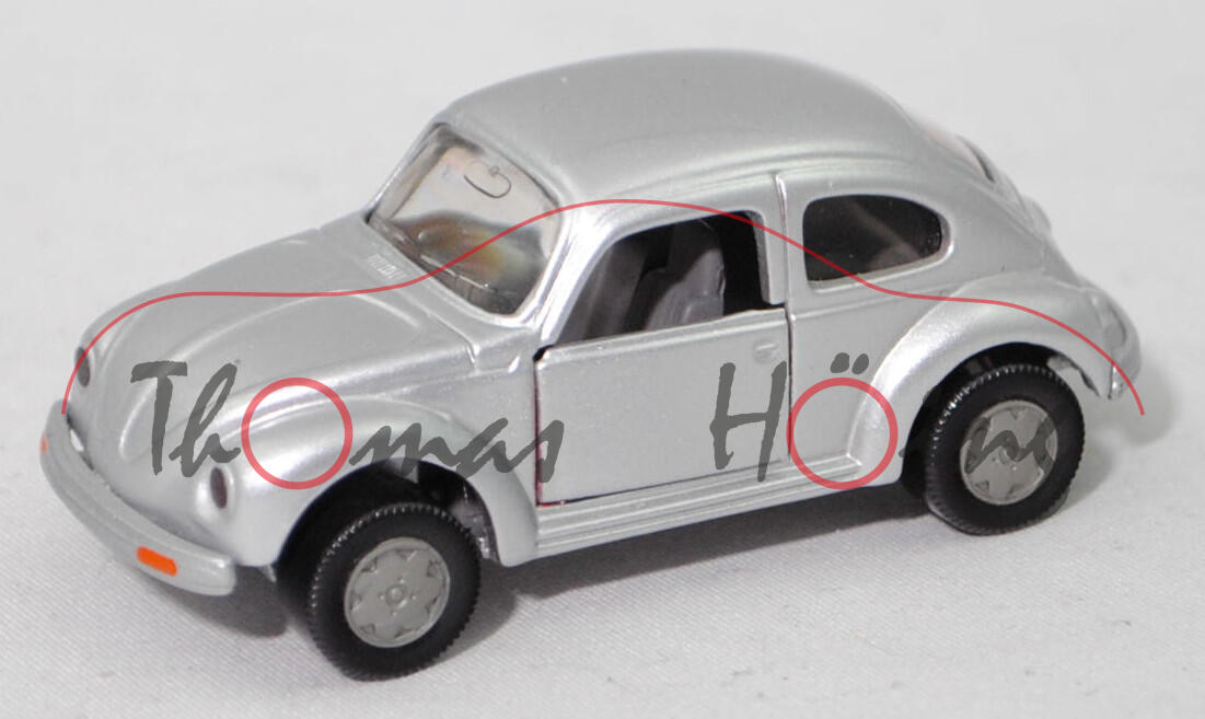 LA7W VW Käfer 1303 (Typ 11, Modell 1974-1975), reflexsilbermetallic (LA7W), SIKU, 1:56 (Limited)