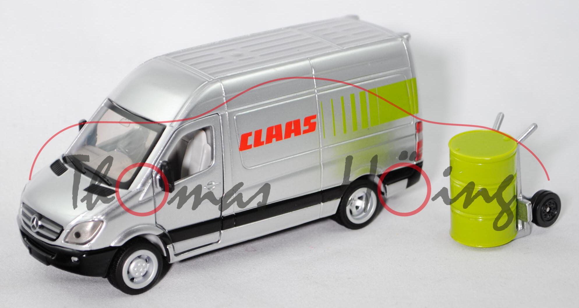 00000 Mercedes-Benz Sprinter II (W 906, Modell 2006-2009) Claas Servicefahrzeug, SIKU, 1:50, L17mpK