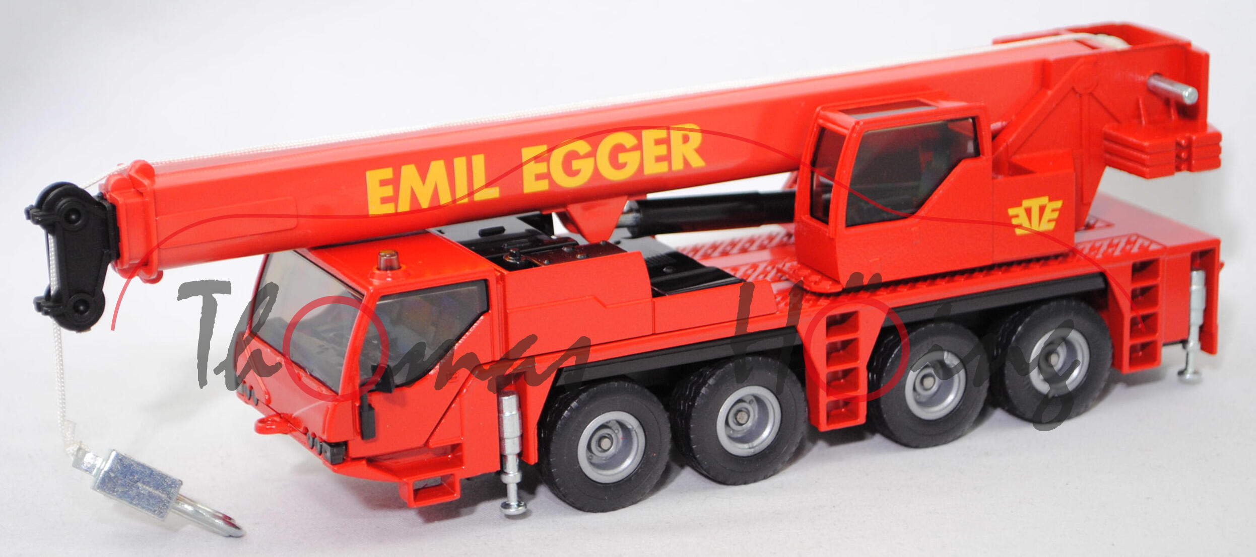 03900 CH Mobilkran Liebherr LTM 1060/2 (Modell 1999-2005), rot, EMIL EGGER, SIKU, 1:55, L17mpP