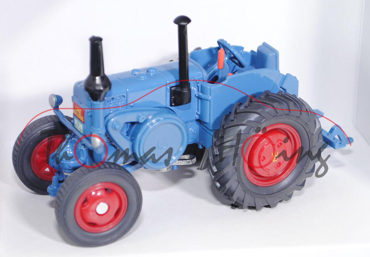 00000 Lanz Ackerluft-Bulldog HR8 D9506 (Modell 1936-1955), blau, SIKU FARMER CLASSIC, 1:32, L17P