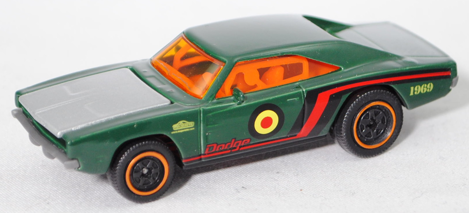 Dodge Charger R/T (Mod. 69-70) GREEN MACHINE / OFFROAD, moosgrün, majorette, 1:66, COOL, mb