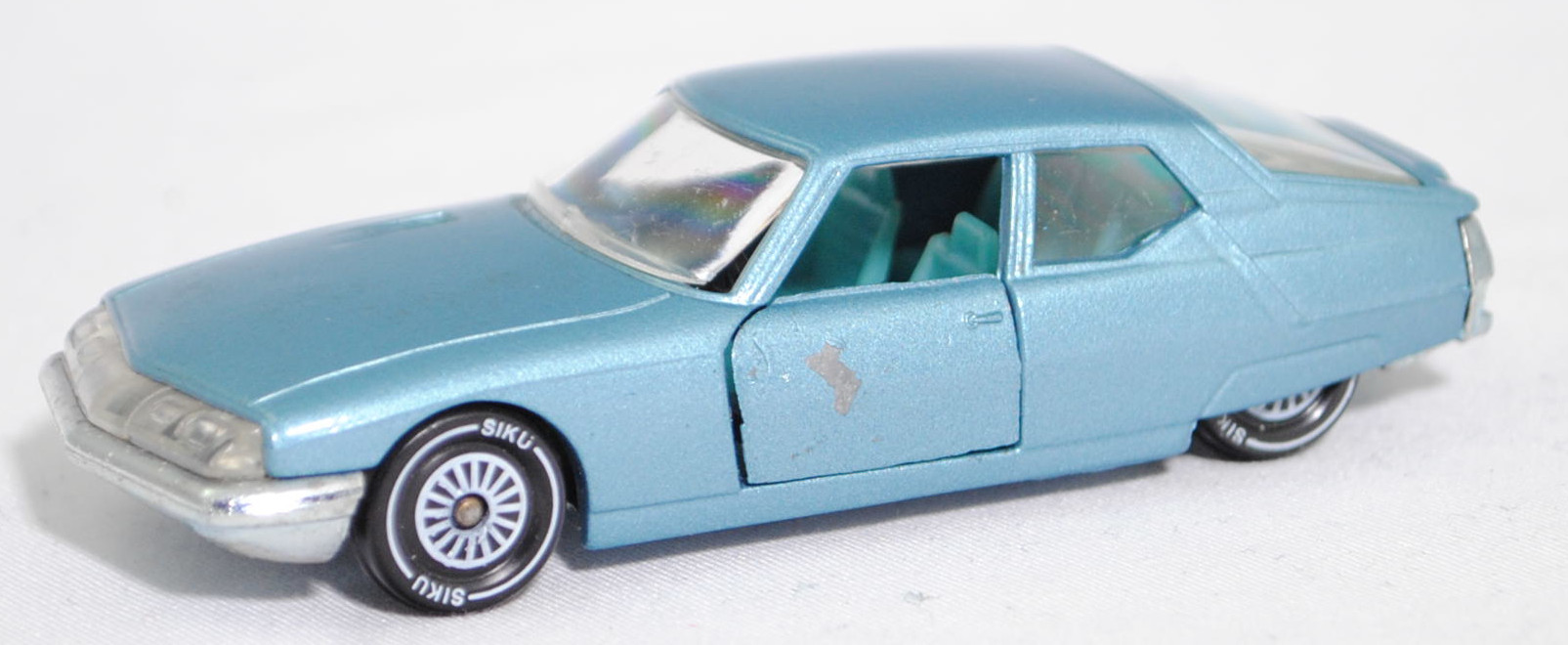 06403 HU Citroen SM 2.7 (1. Generation, Baureihe SM, SB, Modell 1970-1972), hellblaumetallic, innen hellblau, SIKU Ungarn / Metchy, 1:61, m- (Limited Edition / HUNGARY SPECIAL)