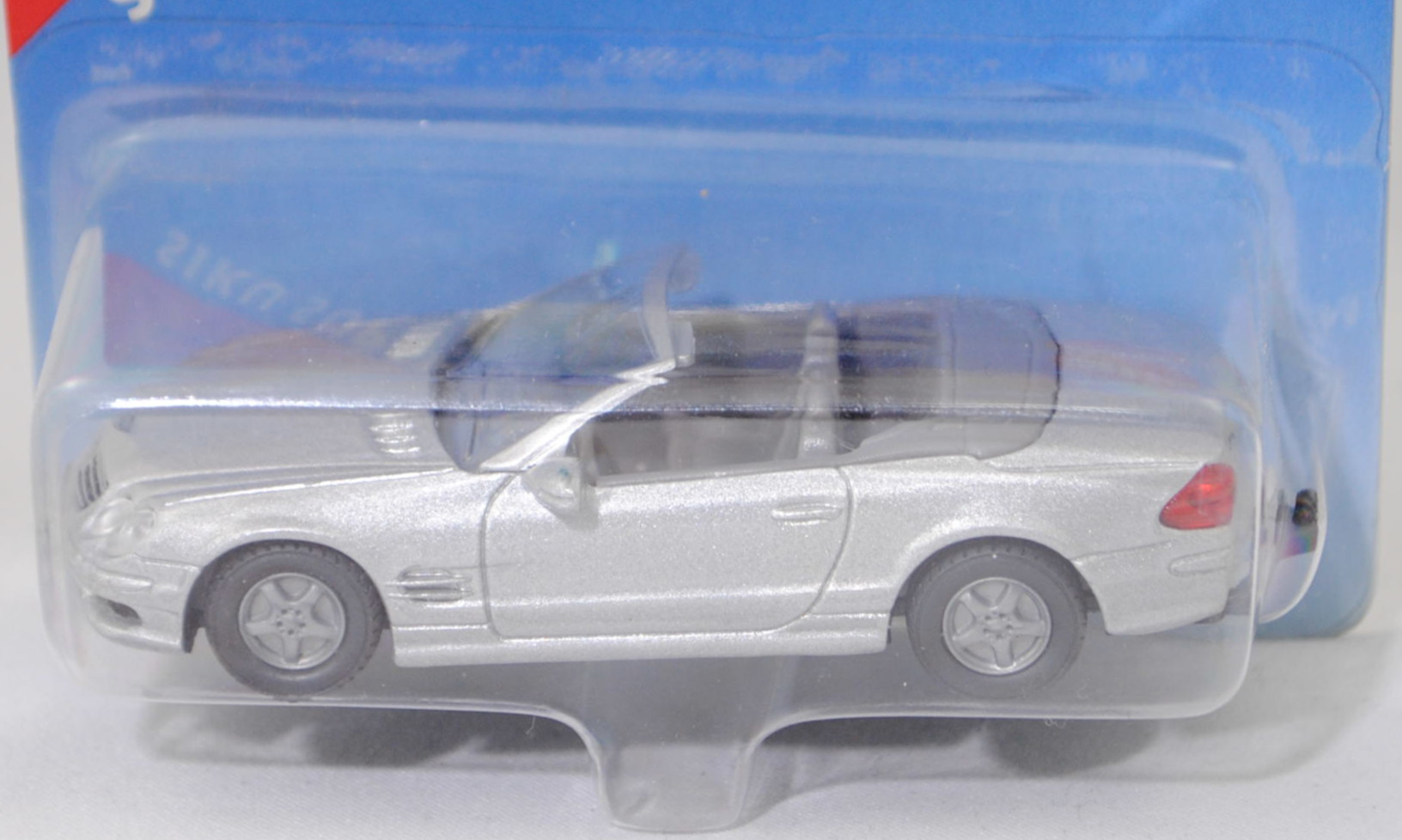 00000 Mercedes-Benz SL 55 AMG (5. Generation SL-Klasse, R 230, Vor-MoPf, Modell 2001-2002), silbergraumetallic (vgl. brillantsilber metallic), SIKU SUPER, 1:55, P28a