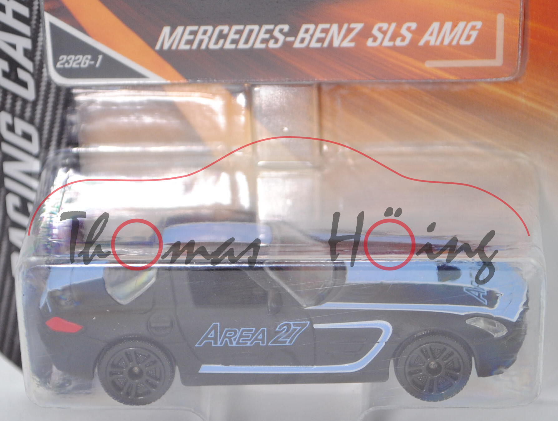 Mercedes-Benz SLS AMG Black Series Coupé (Mod. 10-14) (Nr. 232C), schwarz, AREA 27, Nr. 232G-1, mb