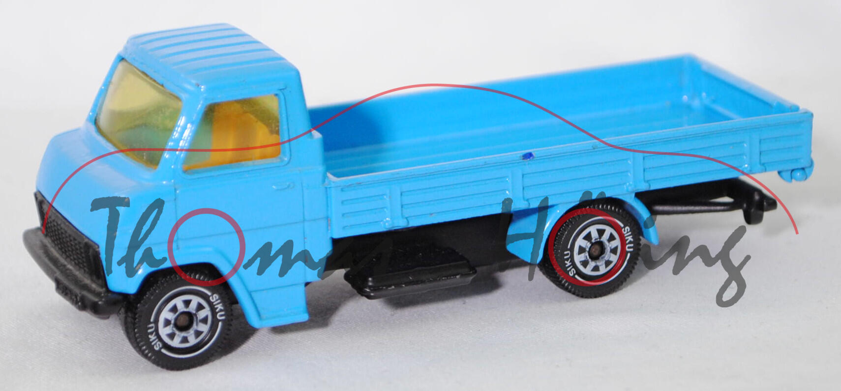 06402 HU Hanomag-Henschel F 55 (F-Reihe, Modell 1969-1973) Pritschenwagen ohne Plane, himmelblau, siku° EXPRESS, SIKU Ungarn / Metchy, 1:60, m- (HUNGARY SPECIAL)