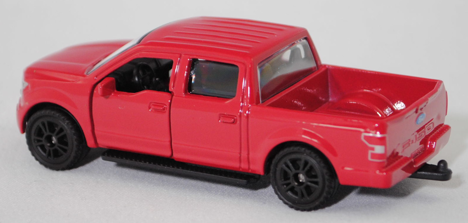 00000 Ford F-150 LARIAT STANDARD V8 SuperCrew mit 5,5 Ft Ladefläche (13. Generation, P552, Modell 2018-2020), himbeerrot, SIKU SUPER, 1:71, P29f