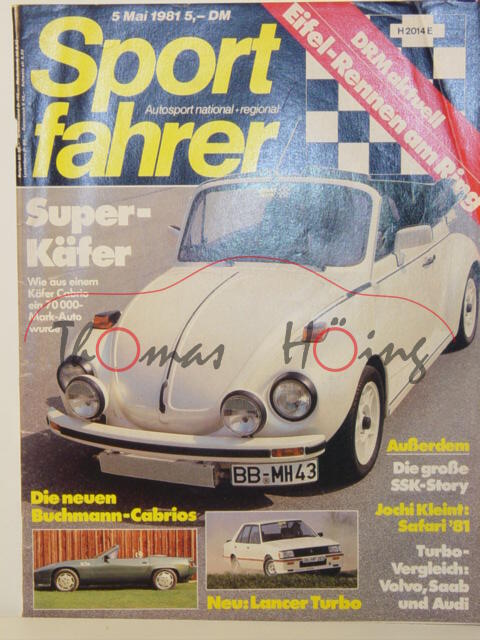 Sport fahrer, Heft 5, Mai 1981