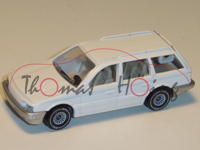 00004 VW Passat Variant (B3, Typ 35i), Modell 1988-1993, reinweiß, Chassis silber, B4