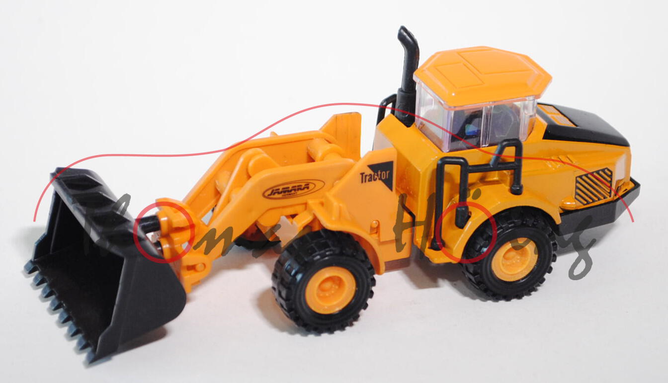 Radlader (Construction Machine), chromgelb/schwarz, JAMARA, 1:87, mb