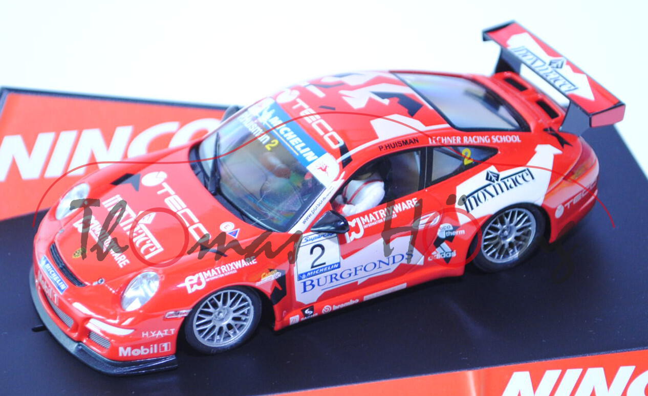 Porsche 911 GT3 Cup (Typ 997), Modell 2004-2008, verkehrsrot, Porsche Supercup, Nr. 2, Fahrer: Patri