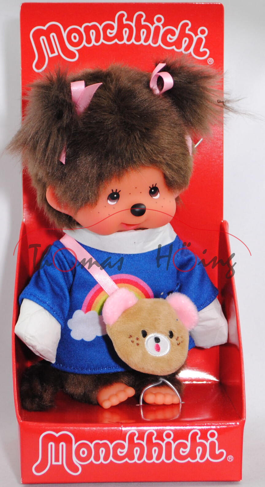 Monchhichi Kawaii Messenger Bag Girl (Kawaii Mädchen), 20 cm groß, Sekiguchi