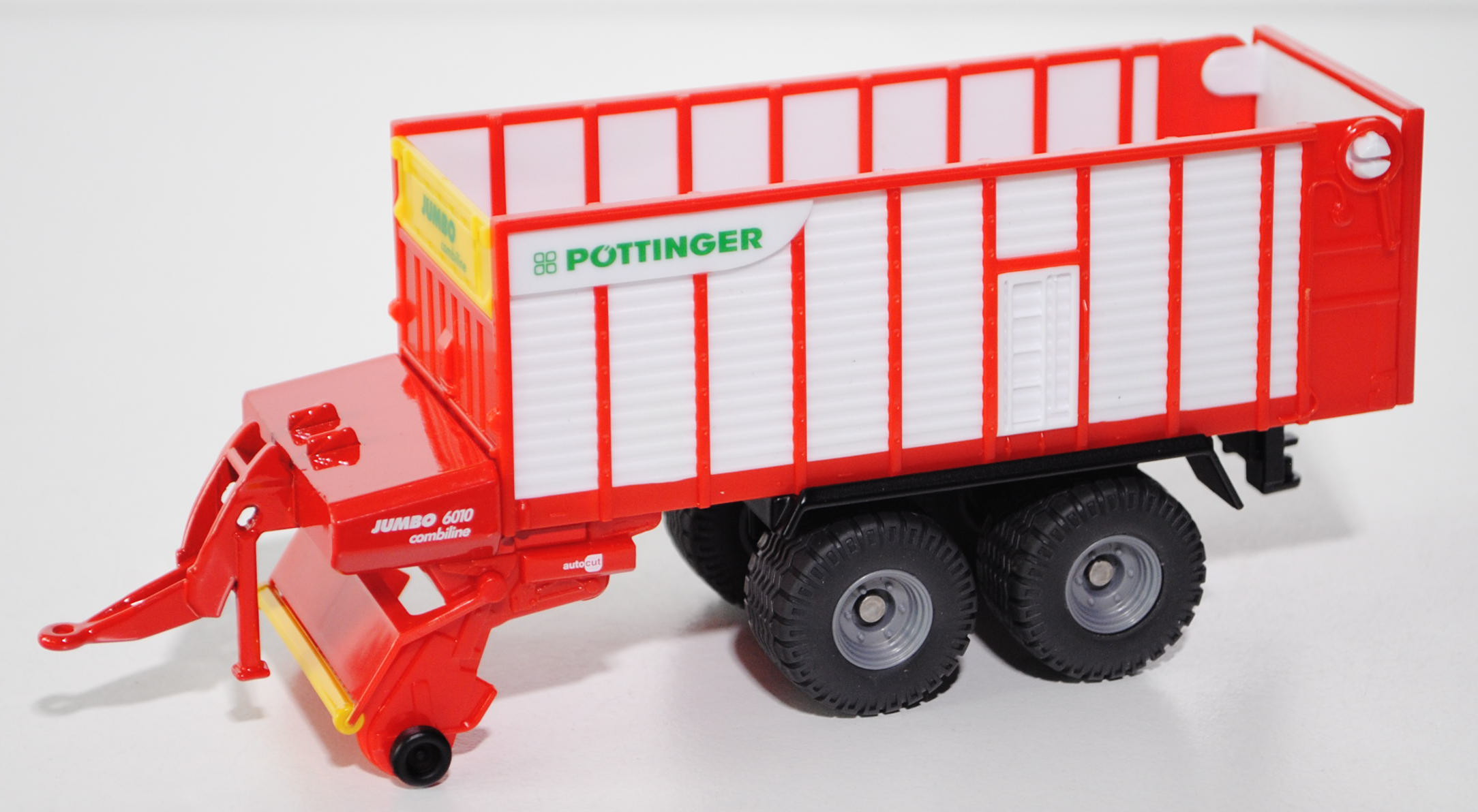 Pöttinger JUMBO 6010 combiline autocut, verkehrsrot/reinweiß, PÖTTINGER / JUMBO 6010 / combiline / a