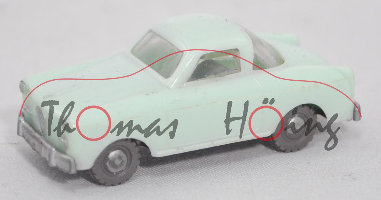 00000 GLAS Goggomobil TS 250 / 300 / 400 Coupé (Modell 1957-1964), hell-weißgrün, Siku Plastik 1:60