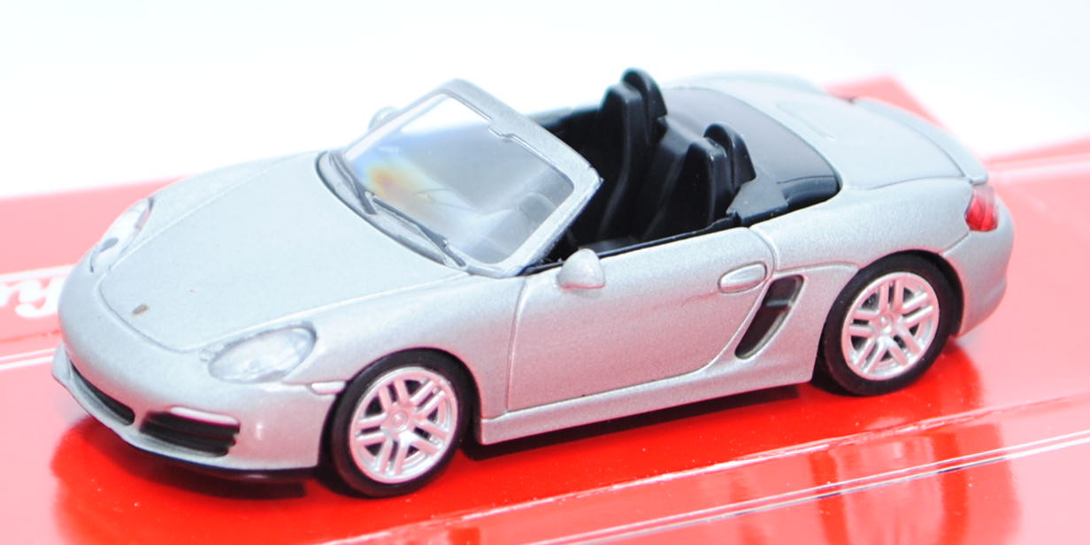 Porsche Boxster S (Typ 981, Modell 2012-), silbergraumetallic, Schuco, 1:64, mb