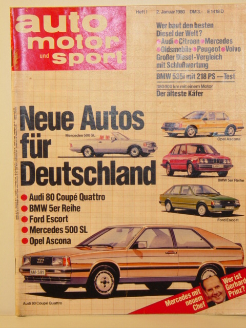 auto motor und sport, Heft 1, 2. Januar 1980